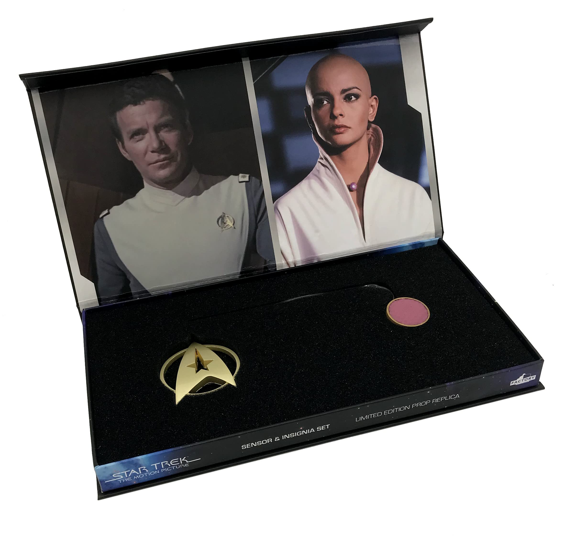 Factory Entertainment Star Trek, La película réplica 1/1 Ilia Sensor and Command Insignia Limited Edition Set