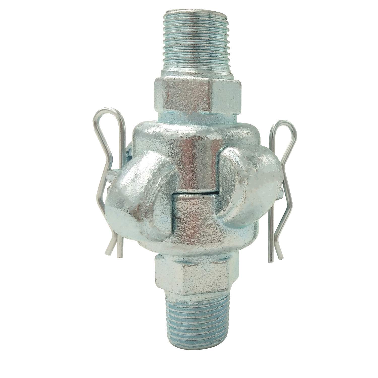 ChillWaves 3/8" NPT Male Air Hose Couplings - 2 Lug Chicago Style, 4-Pack With Safety Locks - View #9