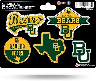 Rico Industries NCAA s 5-Pc Sticker Sheet