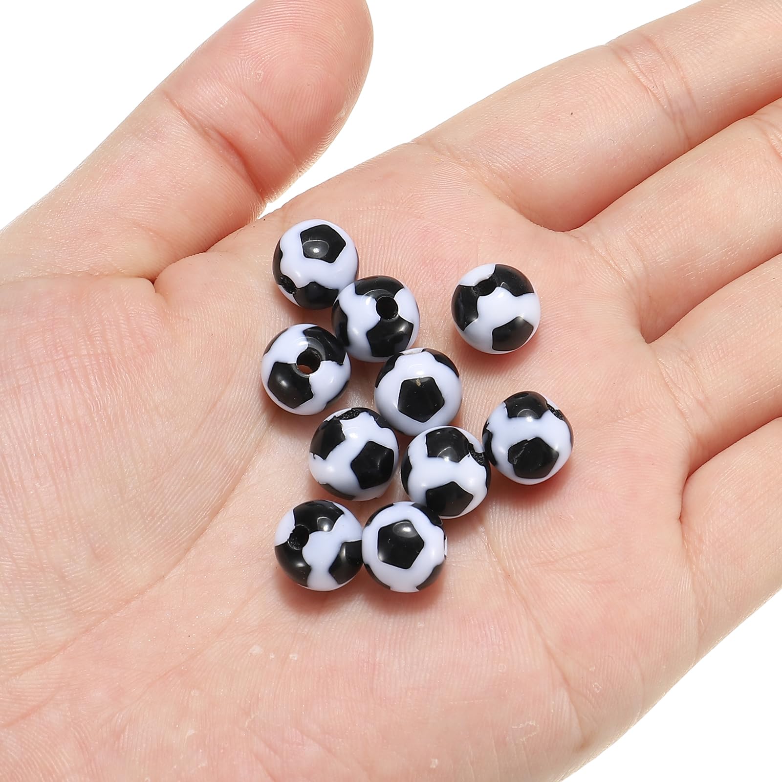 PATIKIL 10mm Sports Ball Beads - Image 4