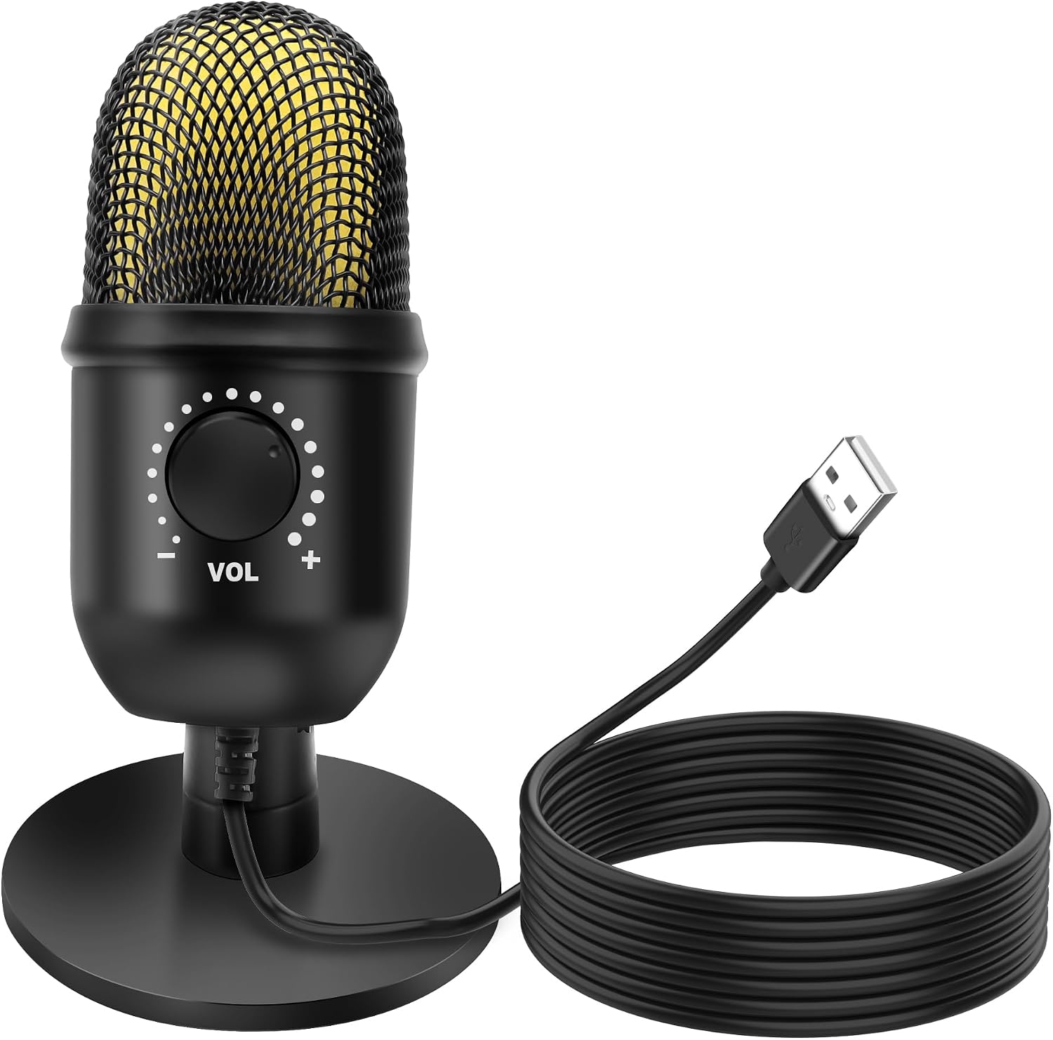 MEIRIYFA USB Microphone Computer Condenser Microphone for PC Gaming PS4/5 Streaming Podcasting Recording Microphone Adjustable Stand with 360  Rotation