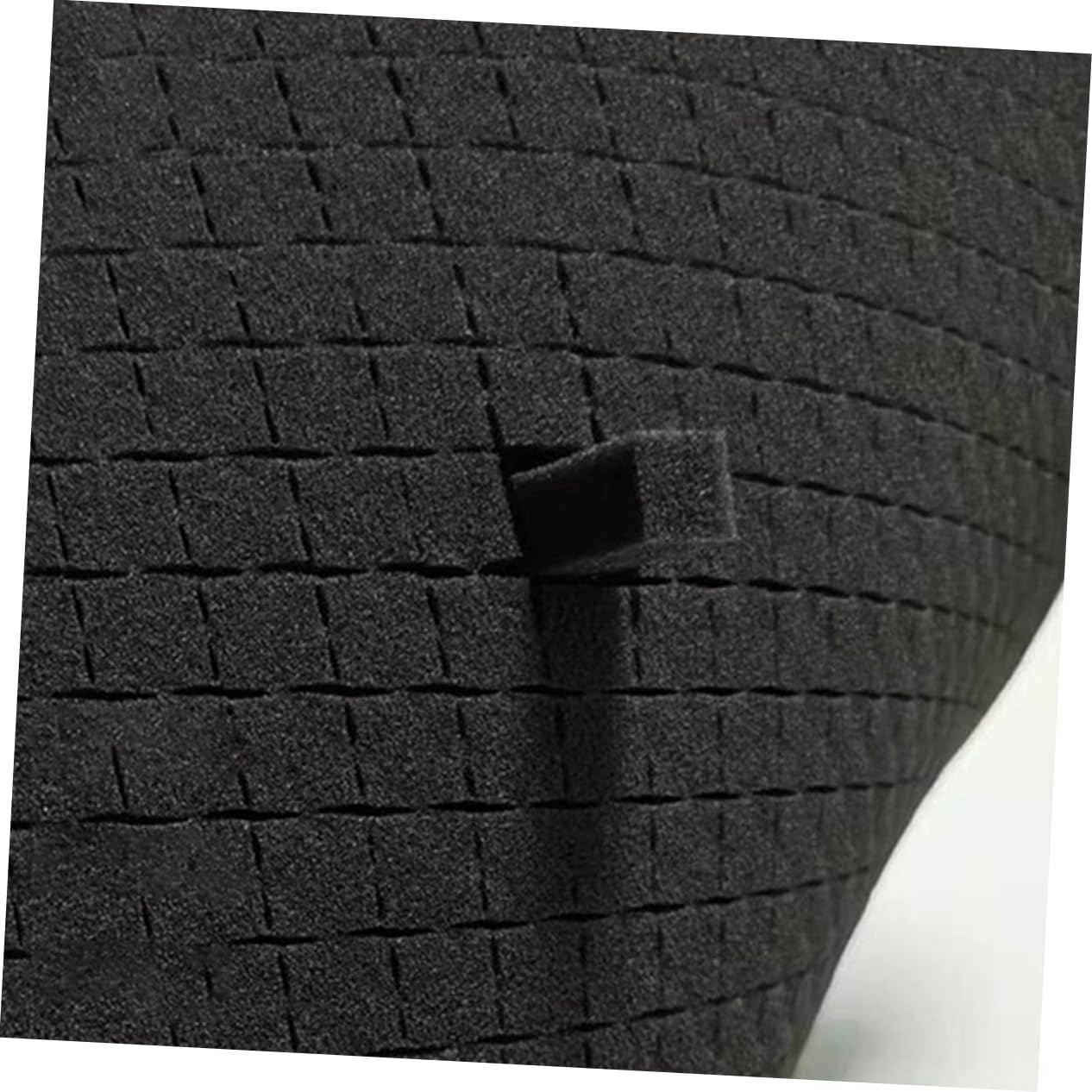 Inserti in Schiuma per Imballaggio Nero 2 Pezzi Poliuretano