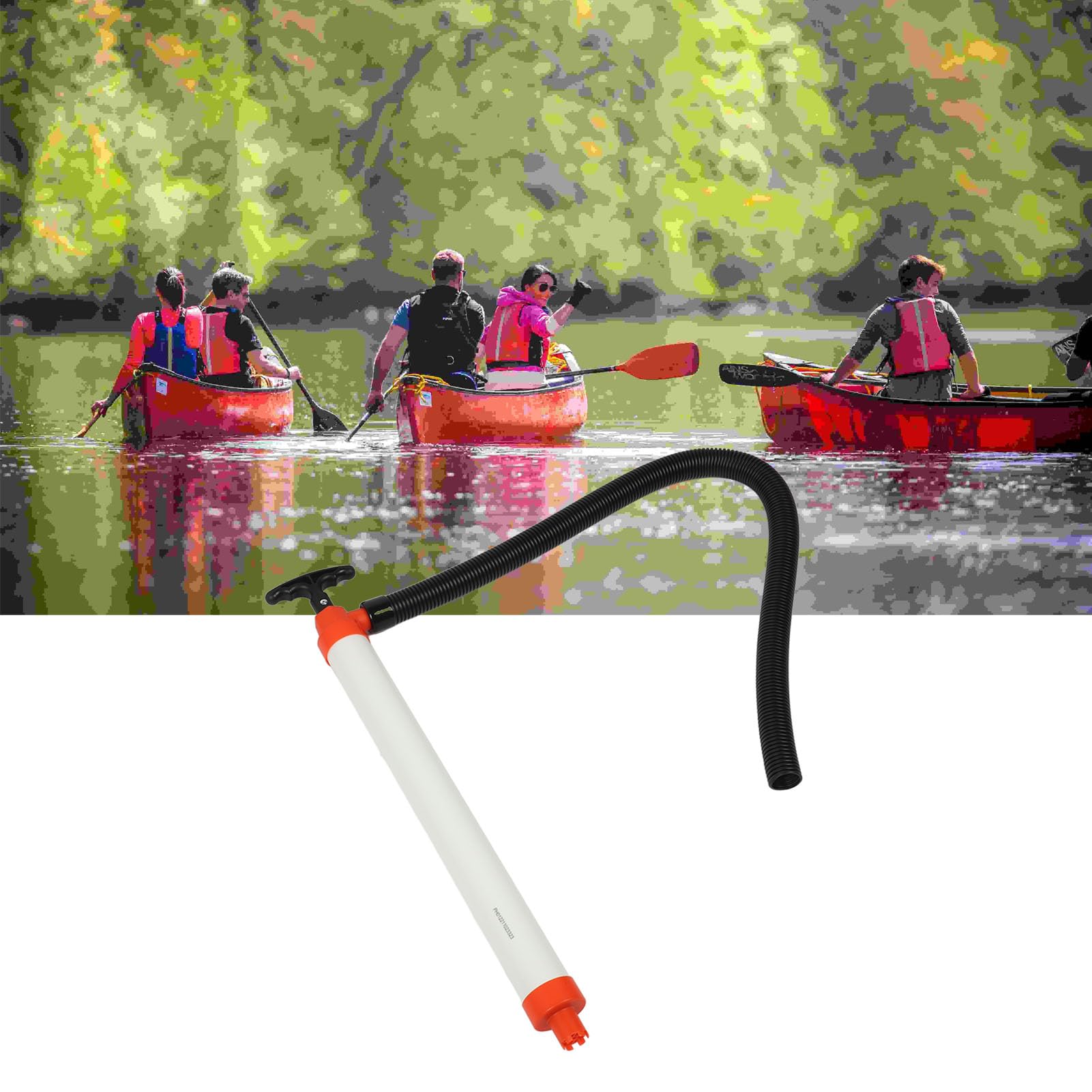 KIMISS Manuelle Wasserpumpe Multifunktional Einfach zu Bedienen (WHITE)