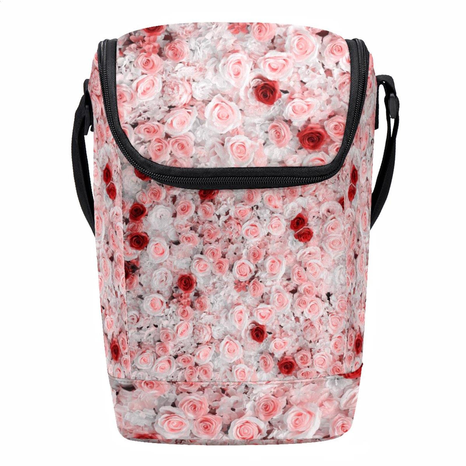 Bolsa de almuerzo floral que mantiene tu comida lista para el trabajo o colegio