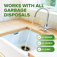 Vista 5 de Renuv® Garbage Disposal Cleaner and Deodorizer Tablets Drain Freshener, Foaming Citrus Scent, Sink Odor Refresher for Kitchen Garbage Disposer