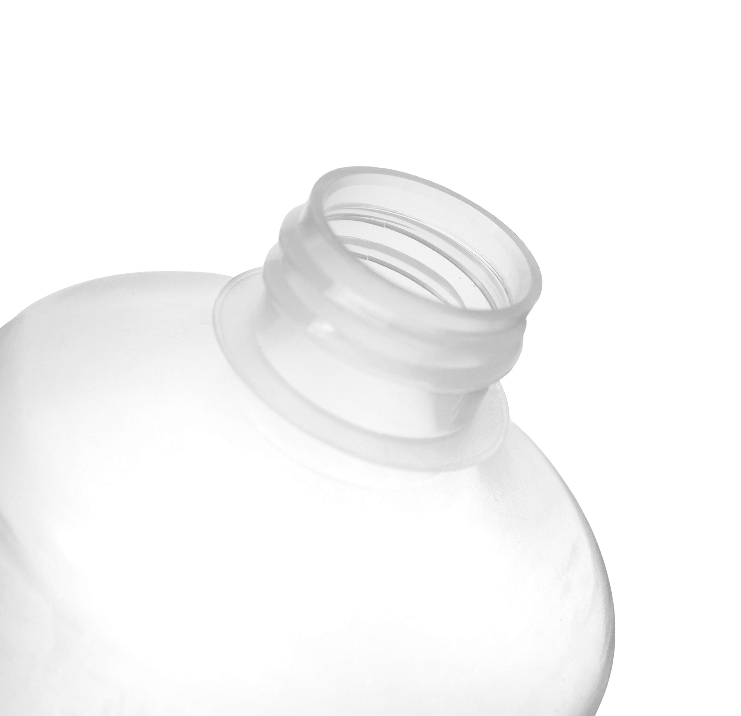 EISCO Translucent Labs - Confezione da 6 flaconi per reagenti, 500 ml, bocca stretta con tappo a vite, in polipropilene
