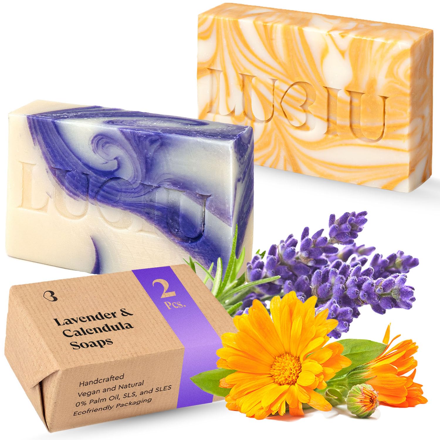 lubiu Jabón Lavanda 100g - Manos, cuerpo y cara - Pastilla de Jabón Natural - Jabones Artesanales - Pastilla Jabon Lavanda Natural — view 16