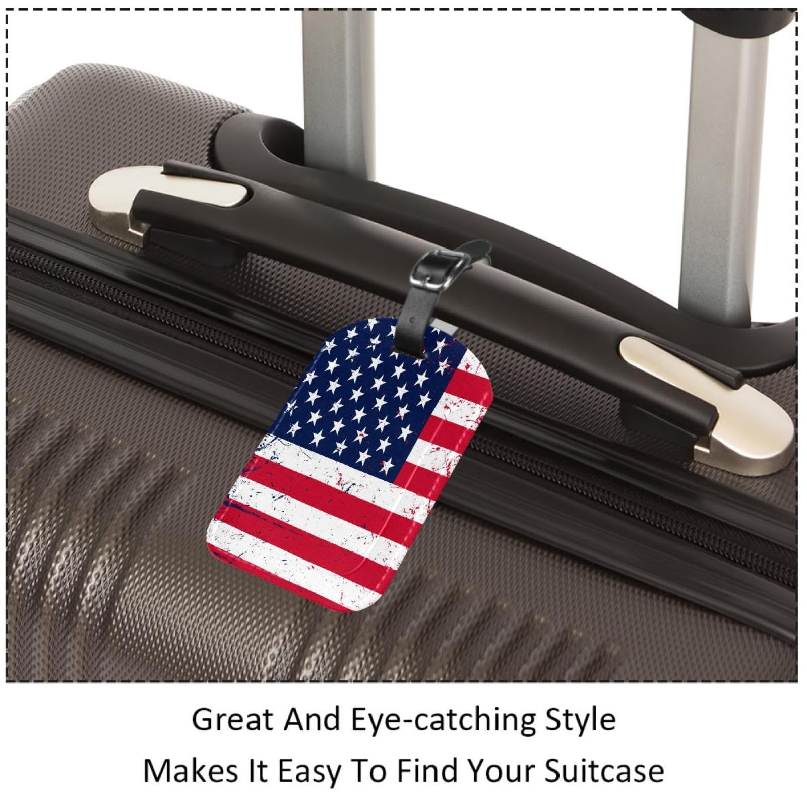 Etichette Per Bagagli Con Bandiera Del Texas, Etichette Per - Foto 4