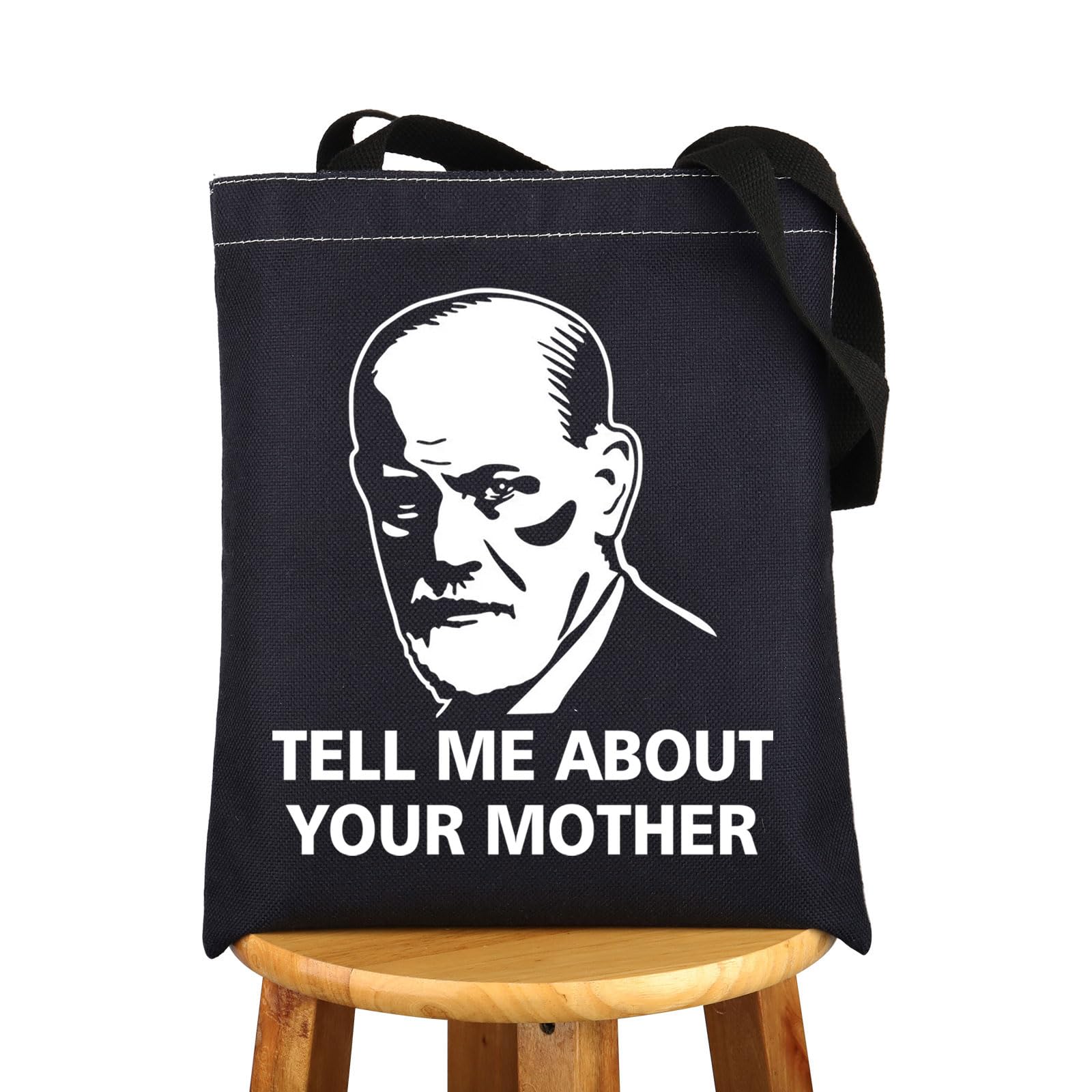 JNIAP Psychologists Tote Bag Psychology Gifts Tell Me About Your Mother Psychologists Shoulder Bag