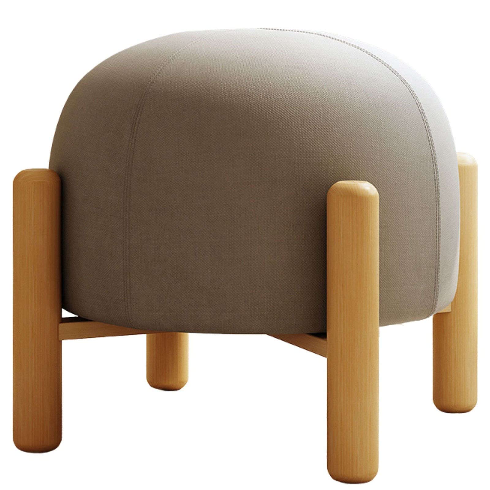 Pouf rond en champignon pour créer un coin lecture cosy