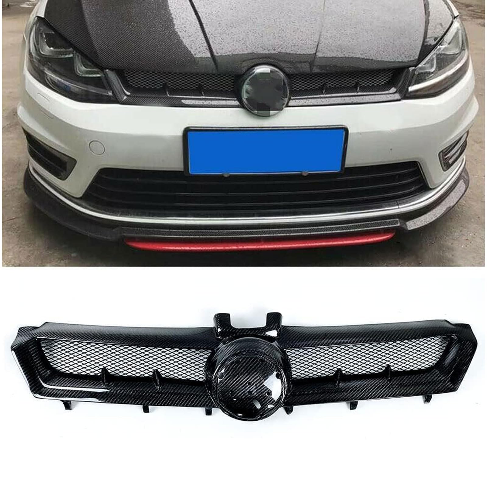 Volkswagen golf 7.5Rグリル Amazon.com: LZGBMNB Car Front Grille for VW Golf R 7.5 MK7.5 2018