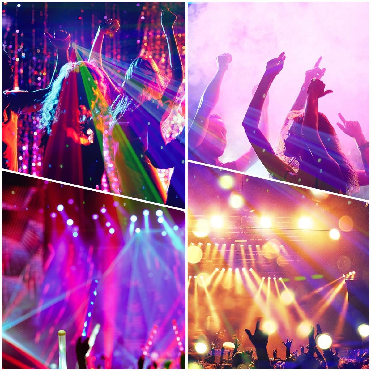 1Pcs Mini 150W LED Moving Head Stage Light Spot Prisms Dj DMX Stage Light Effect Disco Dj Bar Wedding KTV for Halloween, Thanksgiving, and Christmas