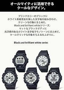 G-SHOCK GA-100 ホワイト/ブラック Amazon.com: Casio GA-100WD-1AJF Black and Brilliant White