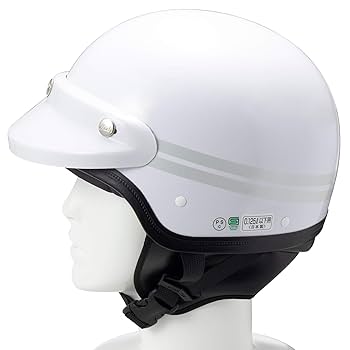 125CC以下用 ヘルメット 白黒 Amazon.co.jp: SANADA(サナダ) ヘルメット MACH(マッハ) AJ-80