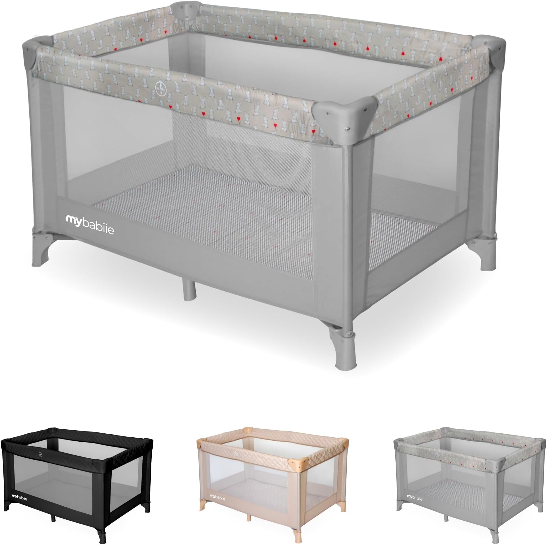 Dani Dyer Elephants Travel Cot