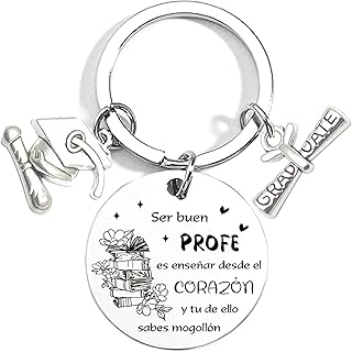 POIUYTRE Llaveros Profesores Regalos Originales Para Maestra Llaveros Regalos Profesora Infantil Regalo Profesor Regalos P...