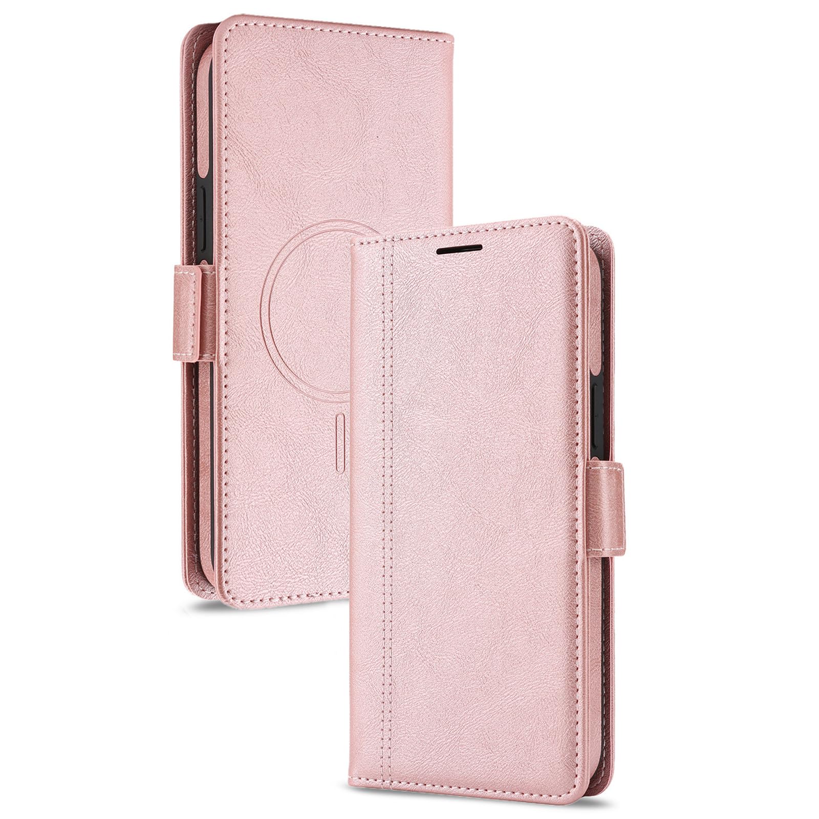 MFAOSHI Magnetic Case for Samsung Galaxy S26 Ultra/S26 +/S26, Detachable Wallet Flip Phone Case with Support Function Leather Cover