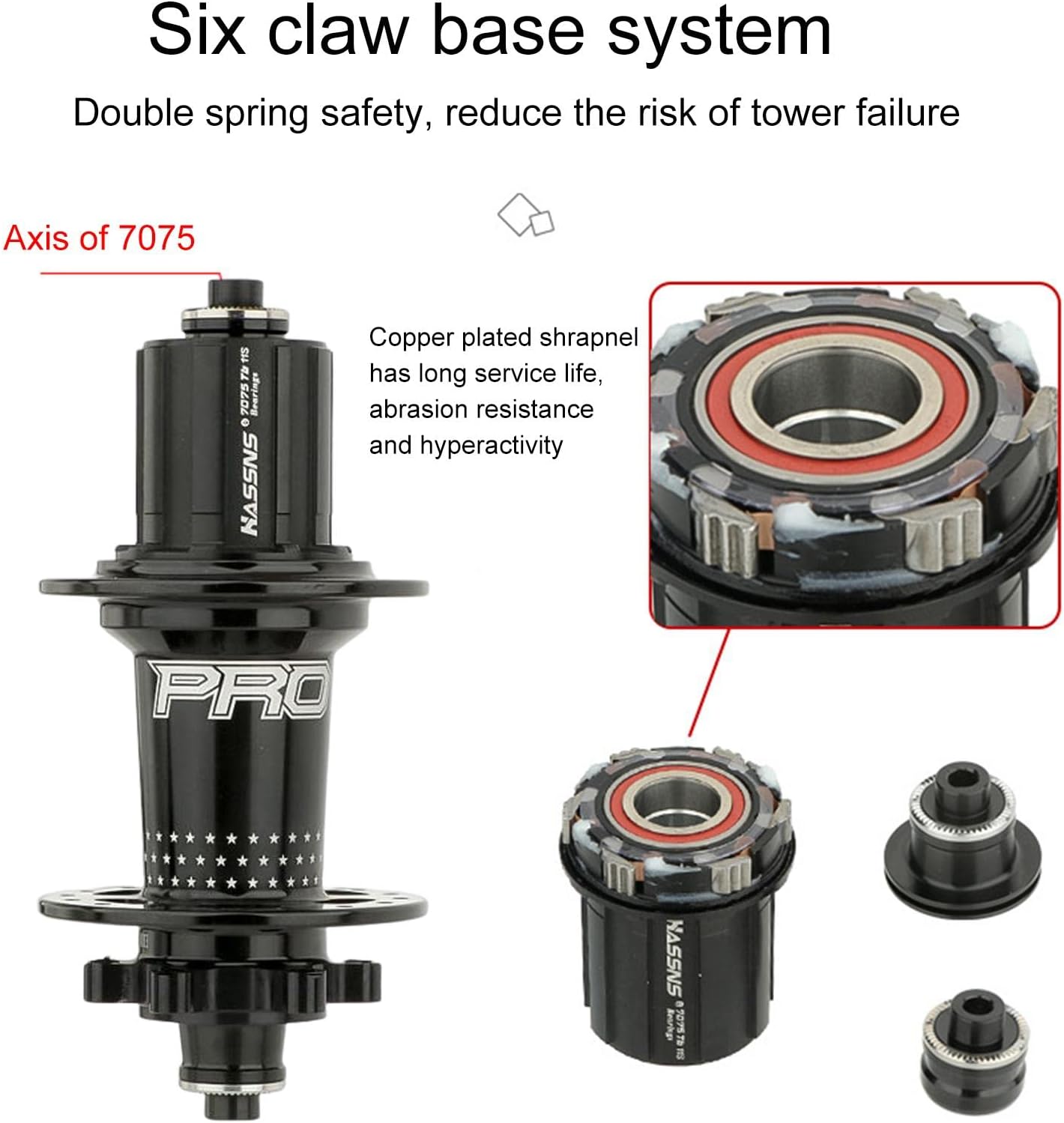 32-Hole Mountain Bike for Rear 135mm Axle