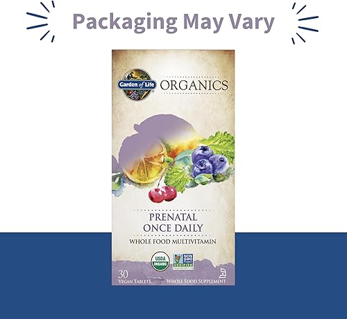Miniatura 2 de Garden of Life mykind Organics - Vitaminas prenatales - 30 comprimidos vitaminas prenatales una vez al día para mujeres con ácido fólico vitamina D3