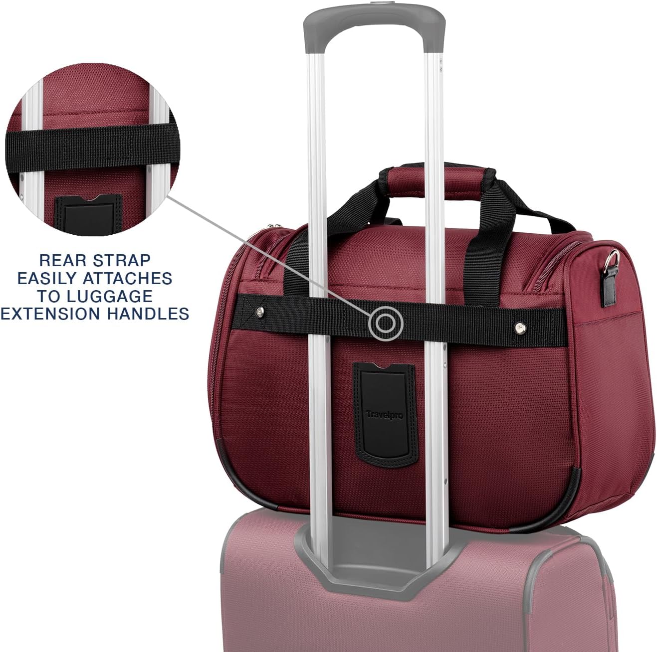 Travelpro Maxlite 5 Softside Lightweight Underseat Carry-On Travel Tote, Overnight Weekender Bag
