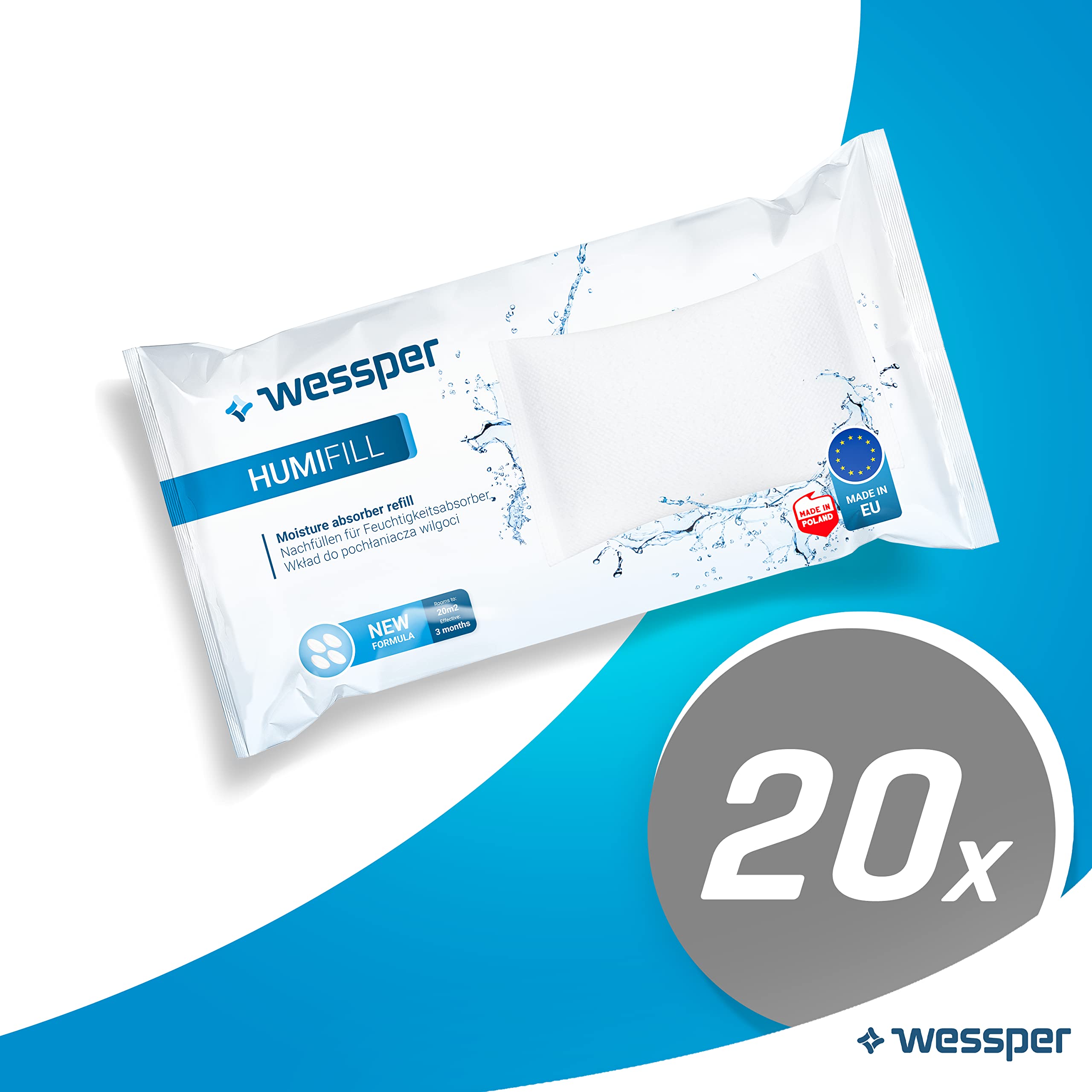 Ultra Fresh - Vochtvanger Navulling - Vochtontrekker navulzak