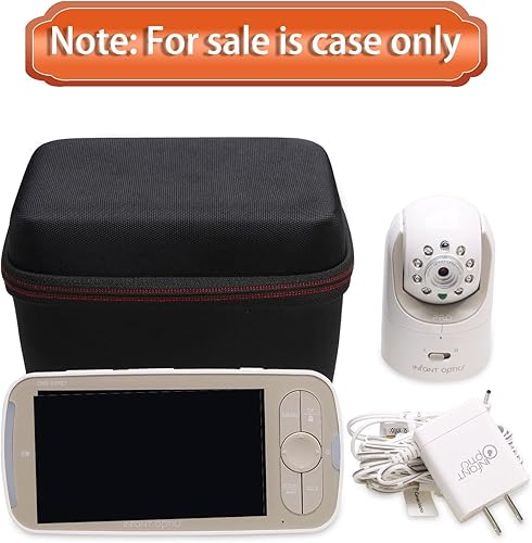 Vista 11 de L LTGEM Funda de viaje para monitor de bebé ANMEATE/Infant Optics DXR-8 PRO/UKSUP/bonoch Baby Monitor - Bolsa de almacenamiento protectora dura