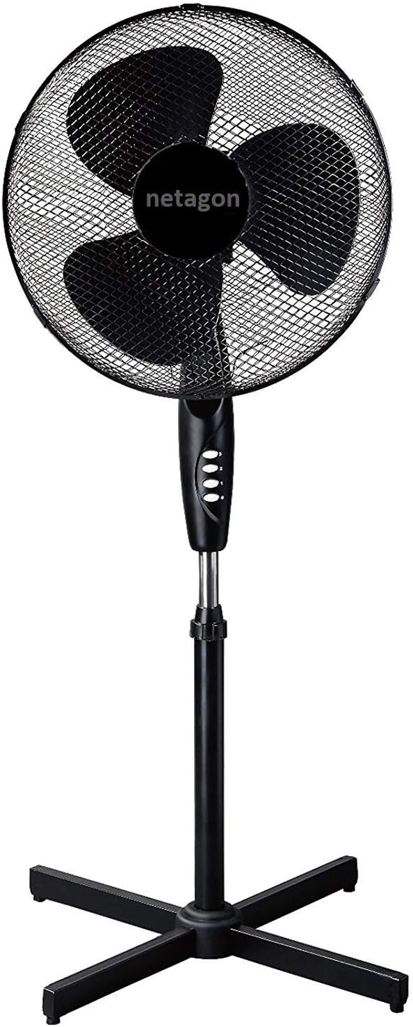 Netagon 16" Electric Oscillating Floor Standing Pedestal Air Cooling