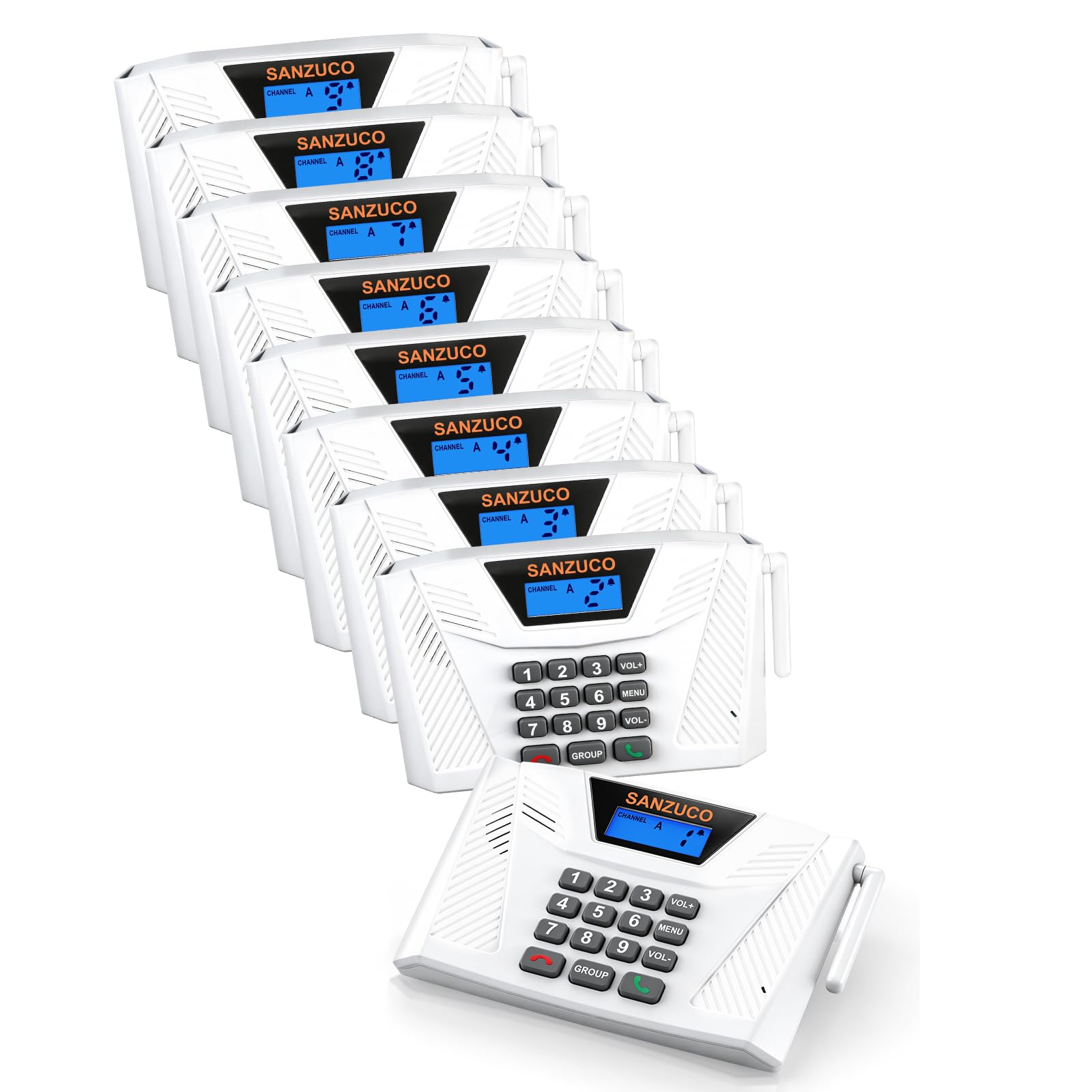 Photo 1 of SANZUCO Wireless Intercom System (9 Pack)