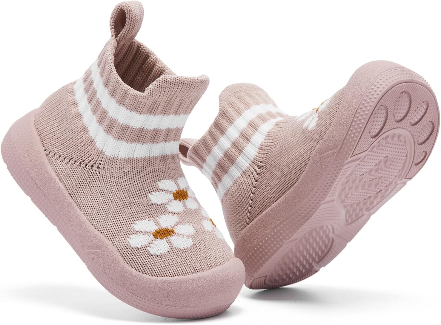 Engtoy Baby Sock Shoes Baby Walking Shoes Infant Non-Slip Breathable Slippers with Soft Rubber Sole Baby Boys Girls Slip On Sneakers - Image 3