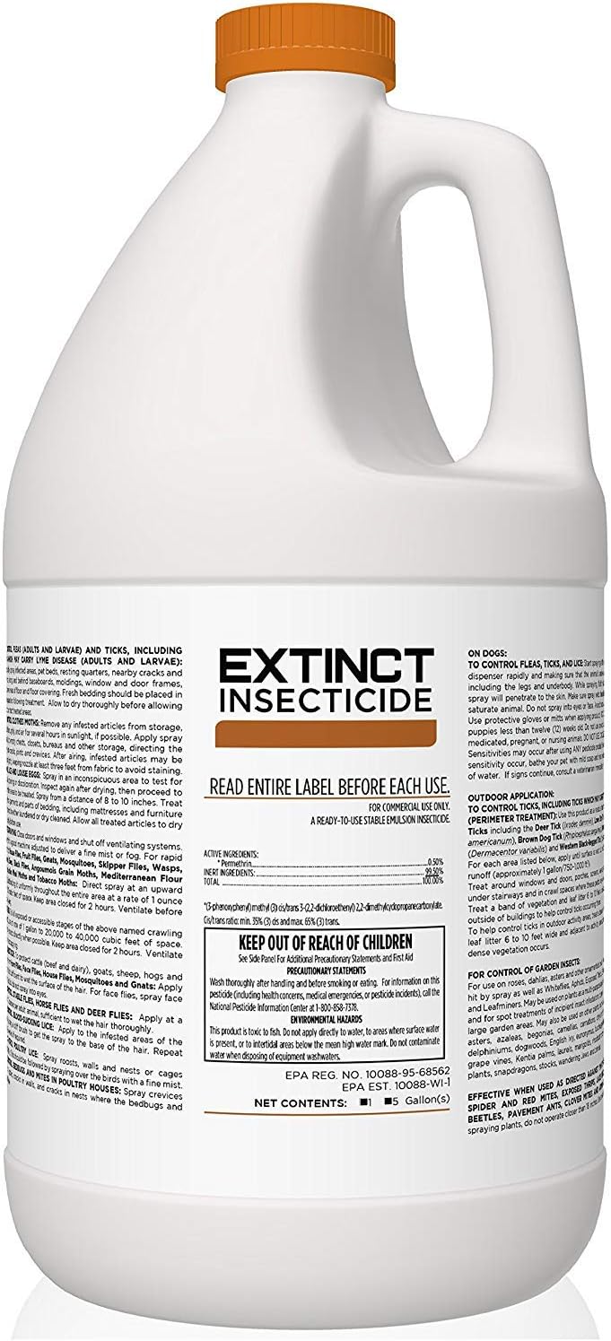 Amazon.com: Total Solutions Extinct Insecticide (1 Gallon) - Permethrin ...