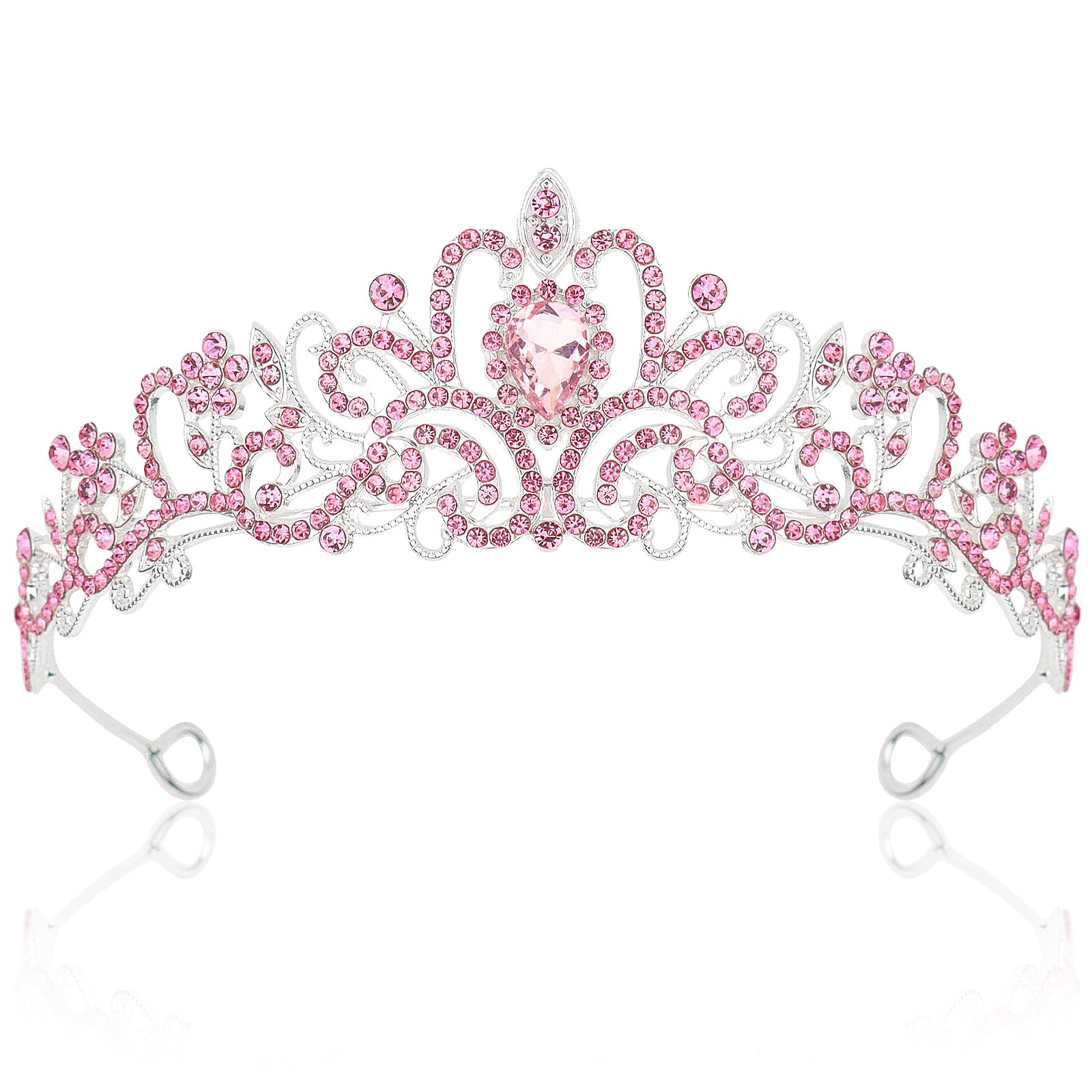 CIEHER Tiara Crowns for Women & Girls - Bridal, Wedding, Prom, Quinceanera, Birthday & Christmas Crown Gifts