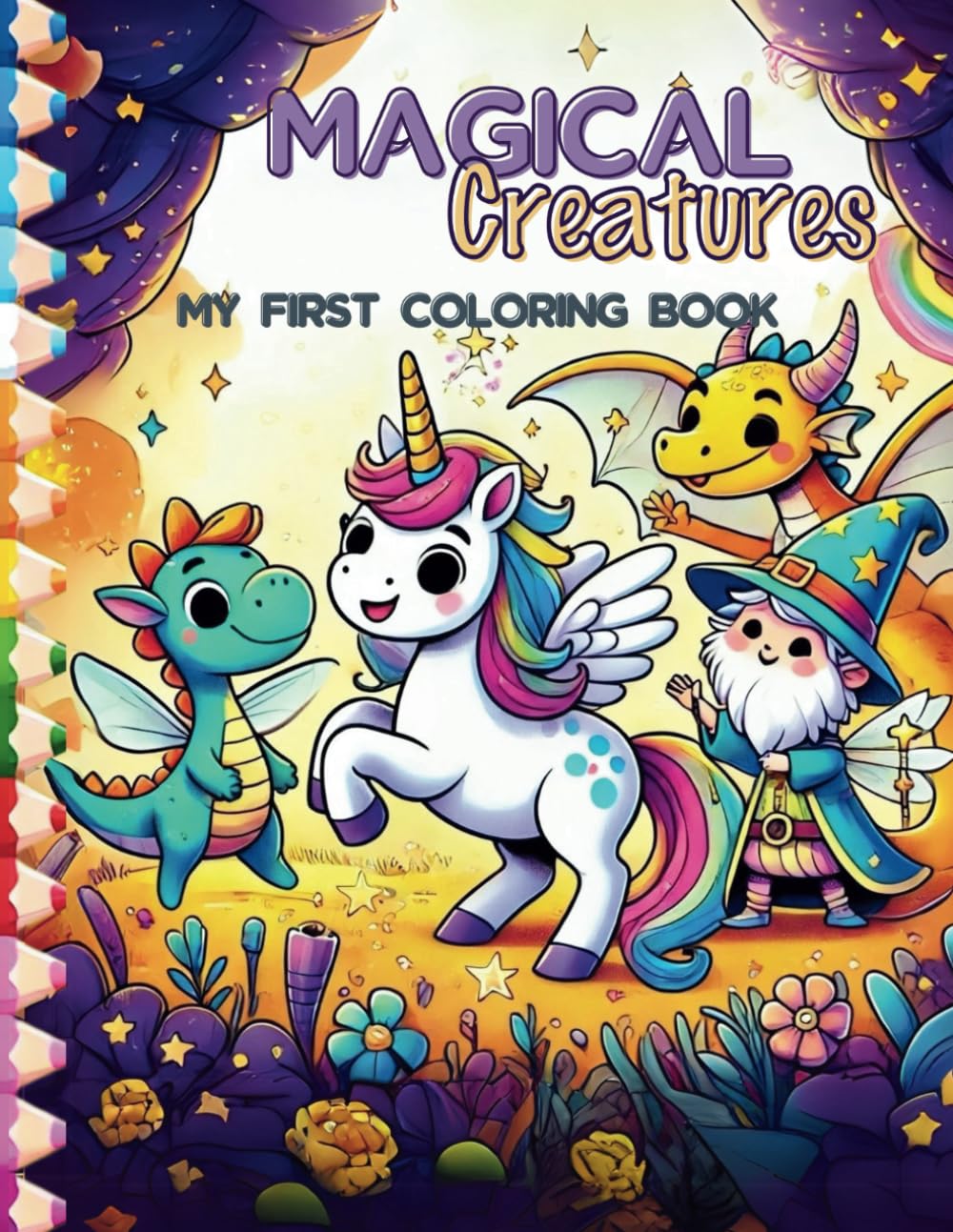 Magical Creatures: My First Coloring Book