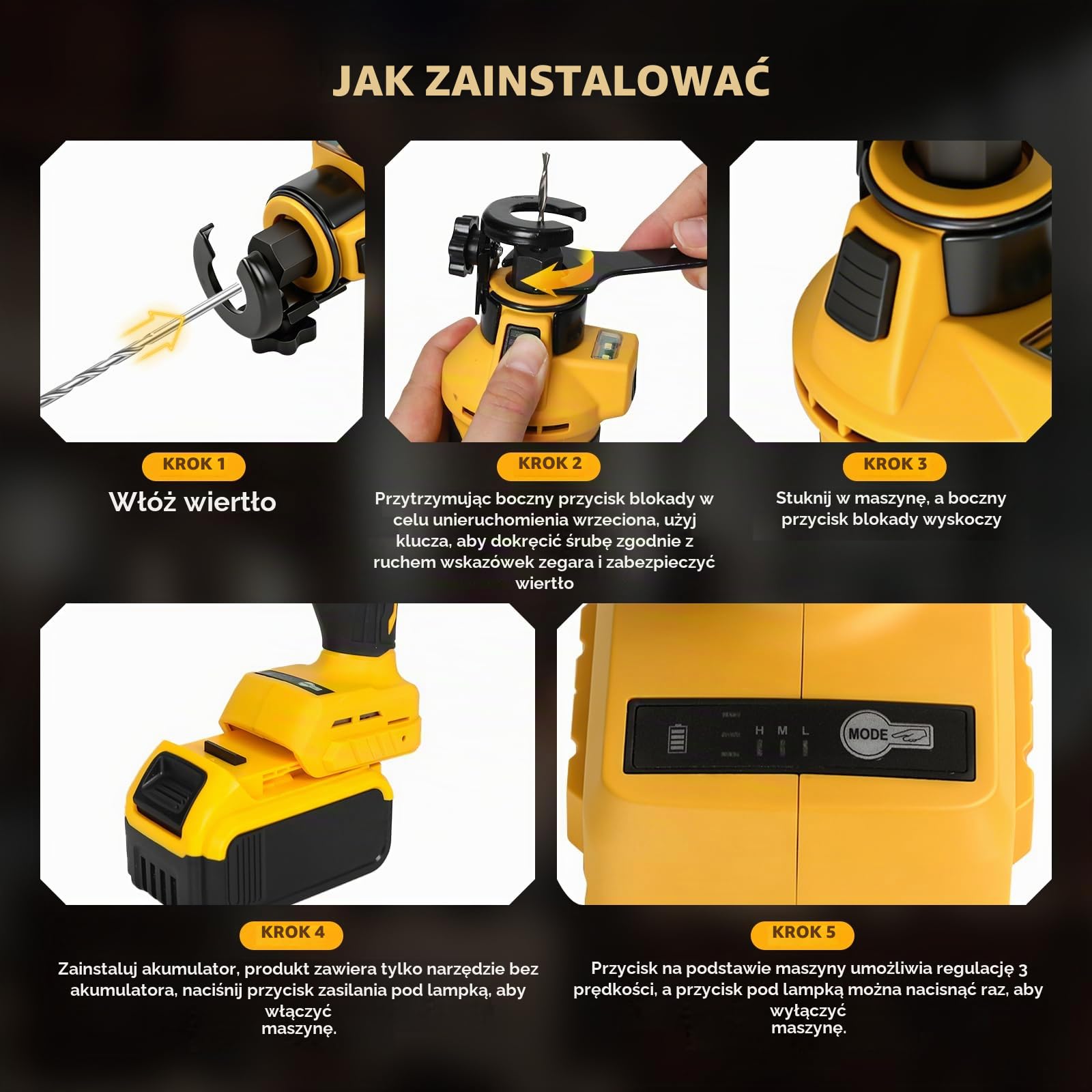 Bezprzewodowe narzędzie do wycinania płyt kartonowo-gipsowych do akumulatorów DEWALT 18 V 20 V, bezszczotkowa piła obrotowa do płyt kartonowo-gipsowych z 20000 25000 30000 3 zmienne prędkości do