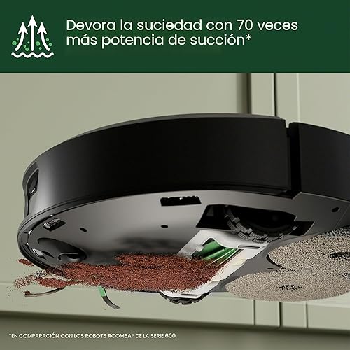 Miniatura 7 de iRobot Roomba Plus 505 Combo robot aspirador y trapeador con base de lavado automático Almohadillas extensibles para trapeador giratorio, se vacía