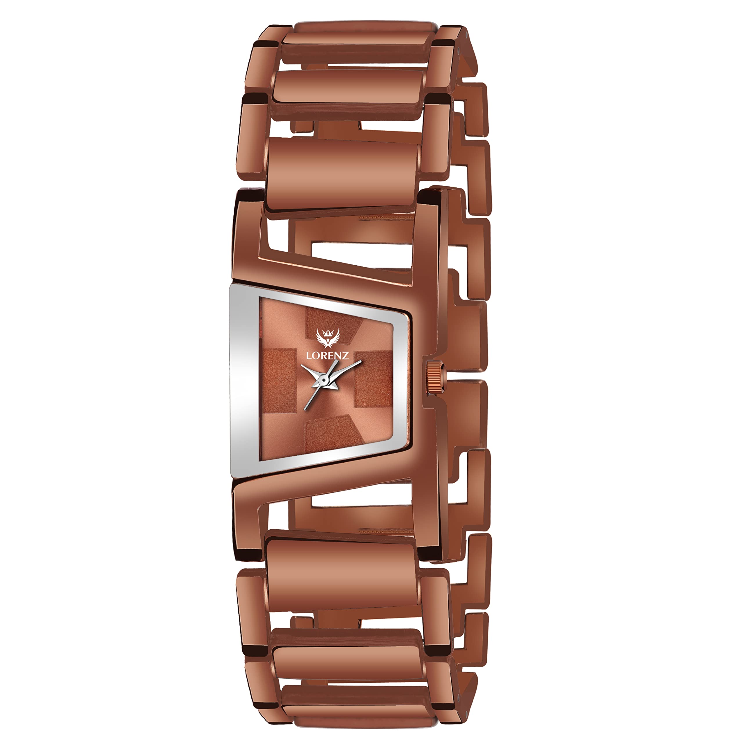 LORENZ Analogue Brown Dial Brown Chain Bracelet Watch for Women | Watch for Girls- AS-122A (B0BRFWGRVK) Amazon Price History, Amazon Price Tracker