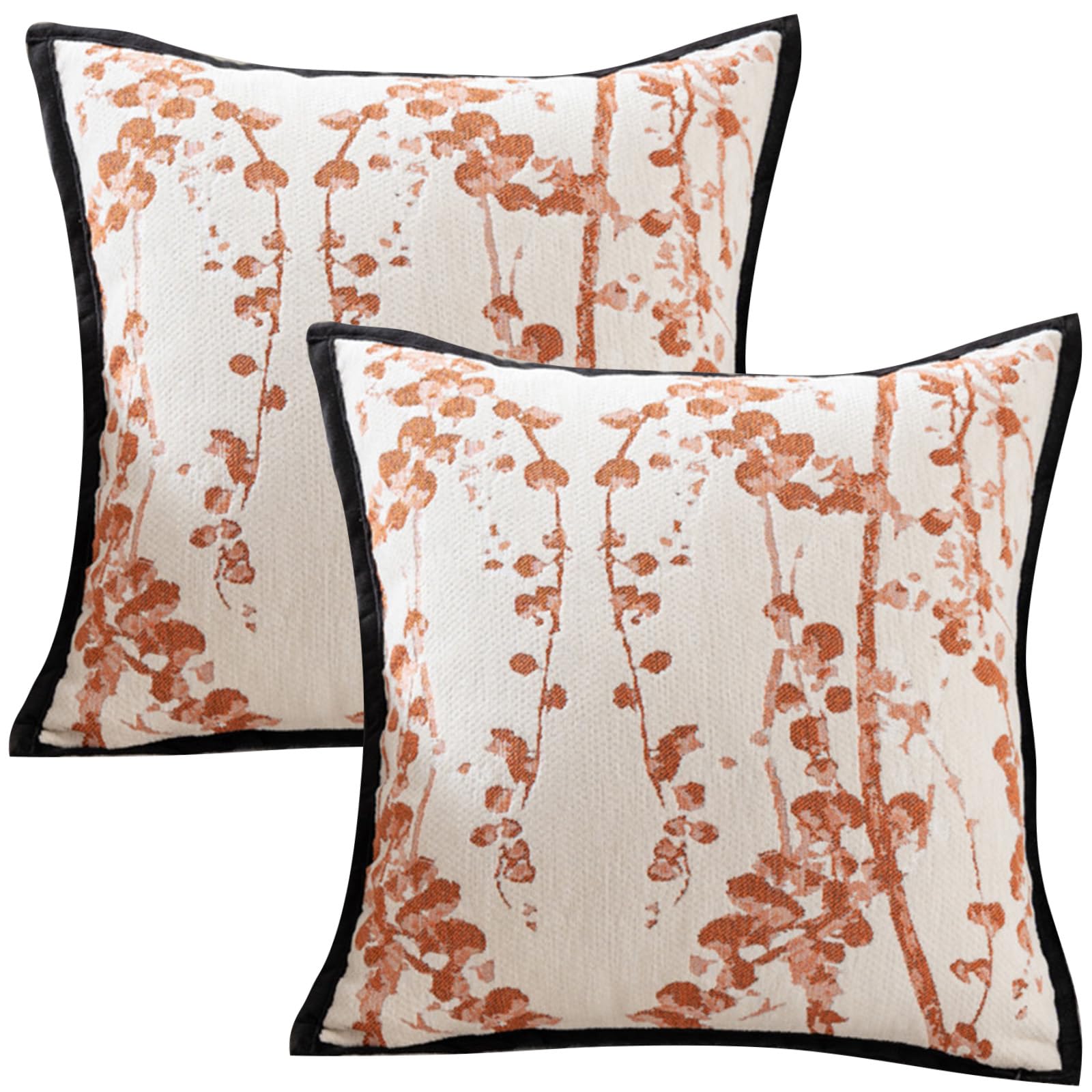 Traziewell Throw Pillow Case Cushion Covers Modern Line Decorative Square Cushions for Sofa Pillowcases for Couch Livingroom Sofa Bed with Invisible Zipper 45x45cm 18x18 Inch 2 Packs 468