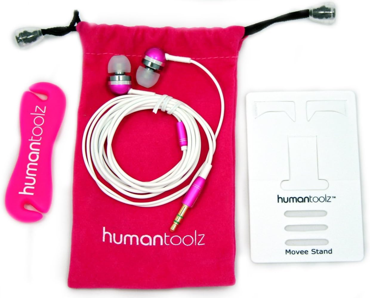 Sound Budz XS In-Ear Sound Isolating Headphones Bundle (Pink)