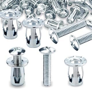 Cavity Metal Anchors, 30 Pieces Hollow Plugs Metal M6x25, Heavy Load, Hollow Wall Anchor Set, Jack Nut Crown Extract, Complete Range for Thin Wall Mounting, Plasterboard, Hollow Doors