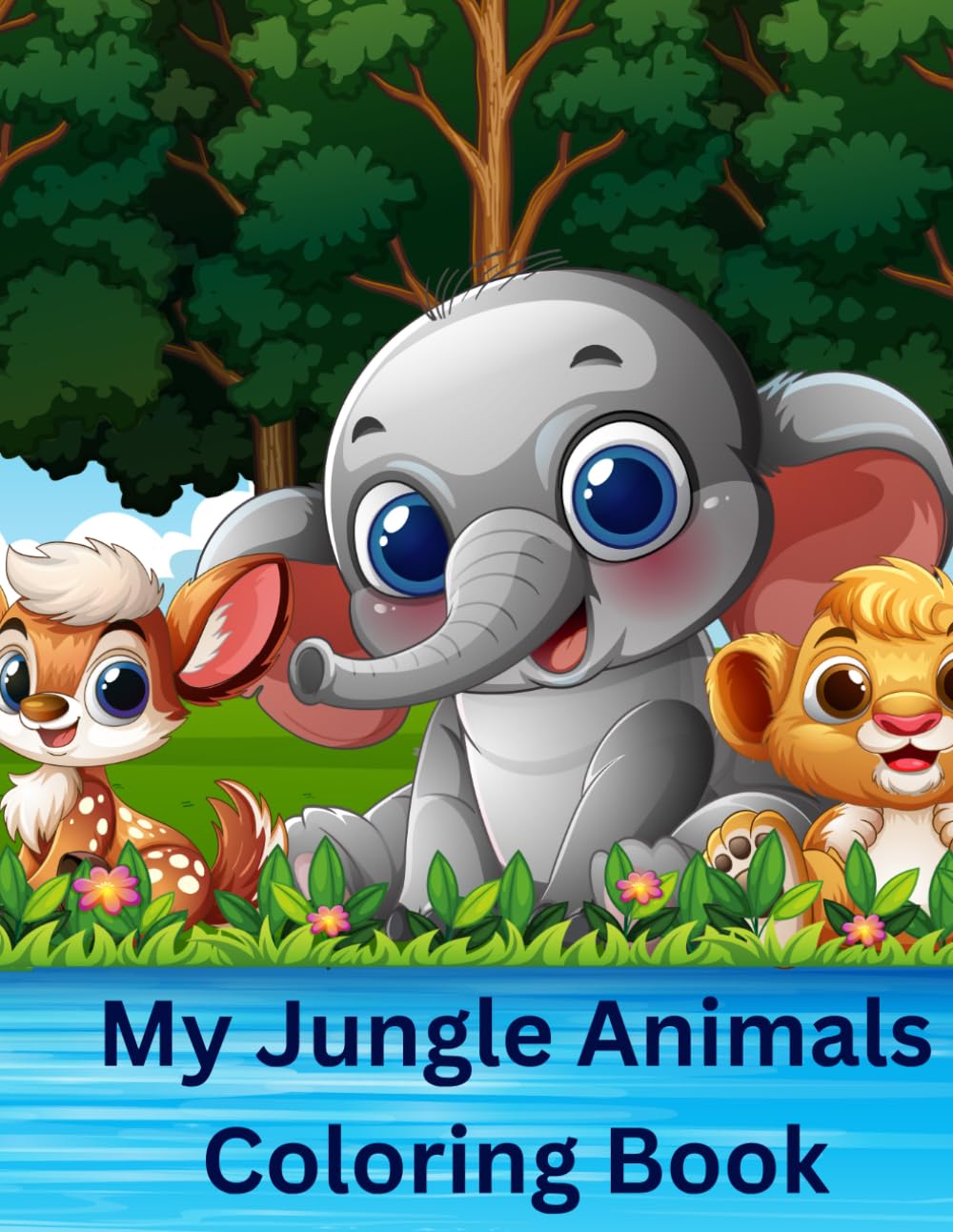 My Jungle Animals Coloring Book