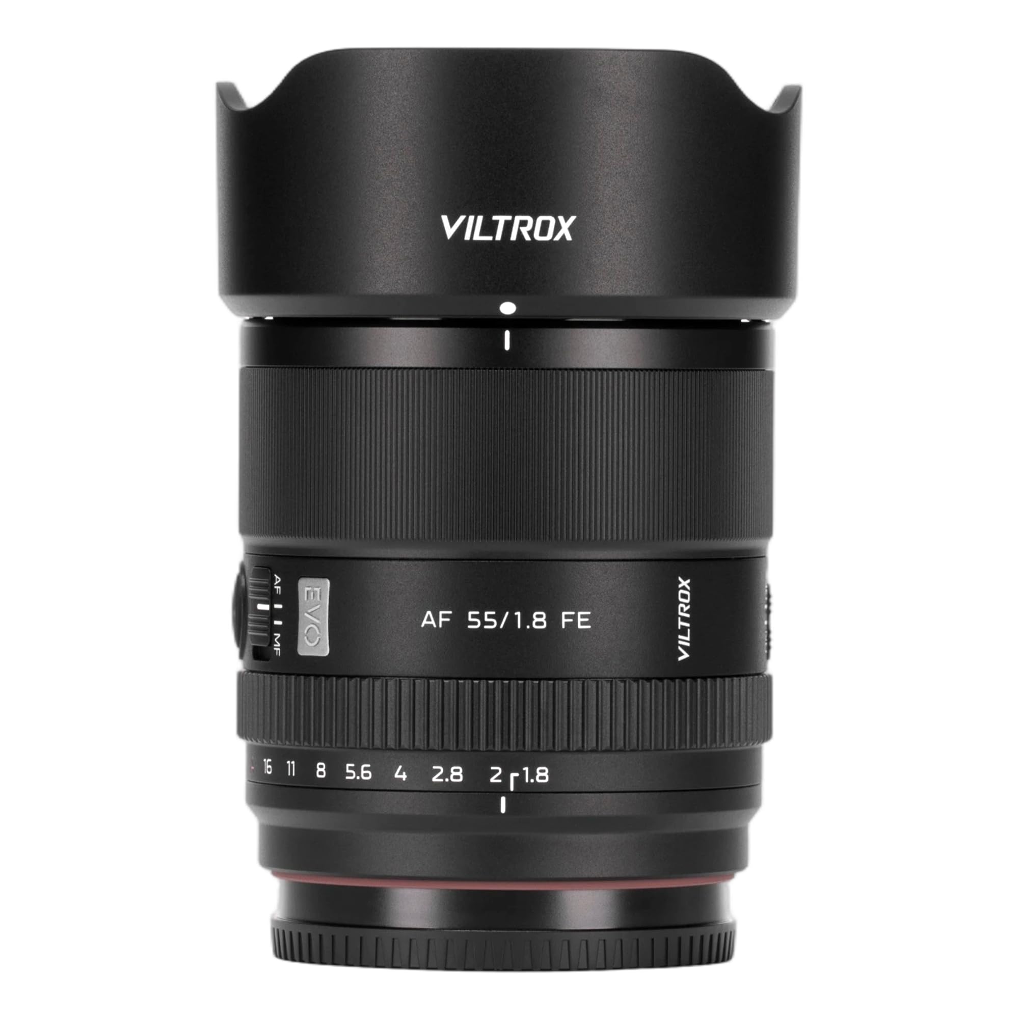 VILTROX Lente AF 55 mm F1.8 EVO FE APO para Sony, lente Portrait Prime de quadro completo com design APO, anel de abertura clique/declique para Sony a7IV a7III a7RIV a7RV a7SIII a1 ZV-E1