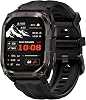 KOSPET Pulse 2 Smart Watch con GPS, 5 ATM/IP69 Resistente al Agua, Batería de 15 Días | AMOLED 1.96" Smartwatch Rugerizado de Grado Militar, Linterna LED, 170+ Modos Deportivos, Monitor de Ritmo Cardíaco/Sueño para Android/iPhone 1