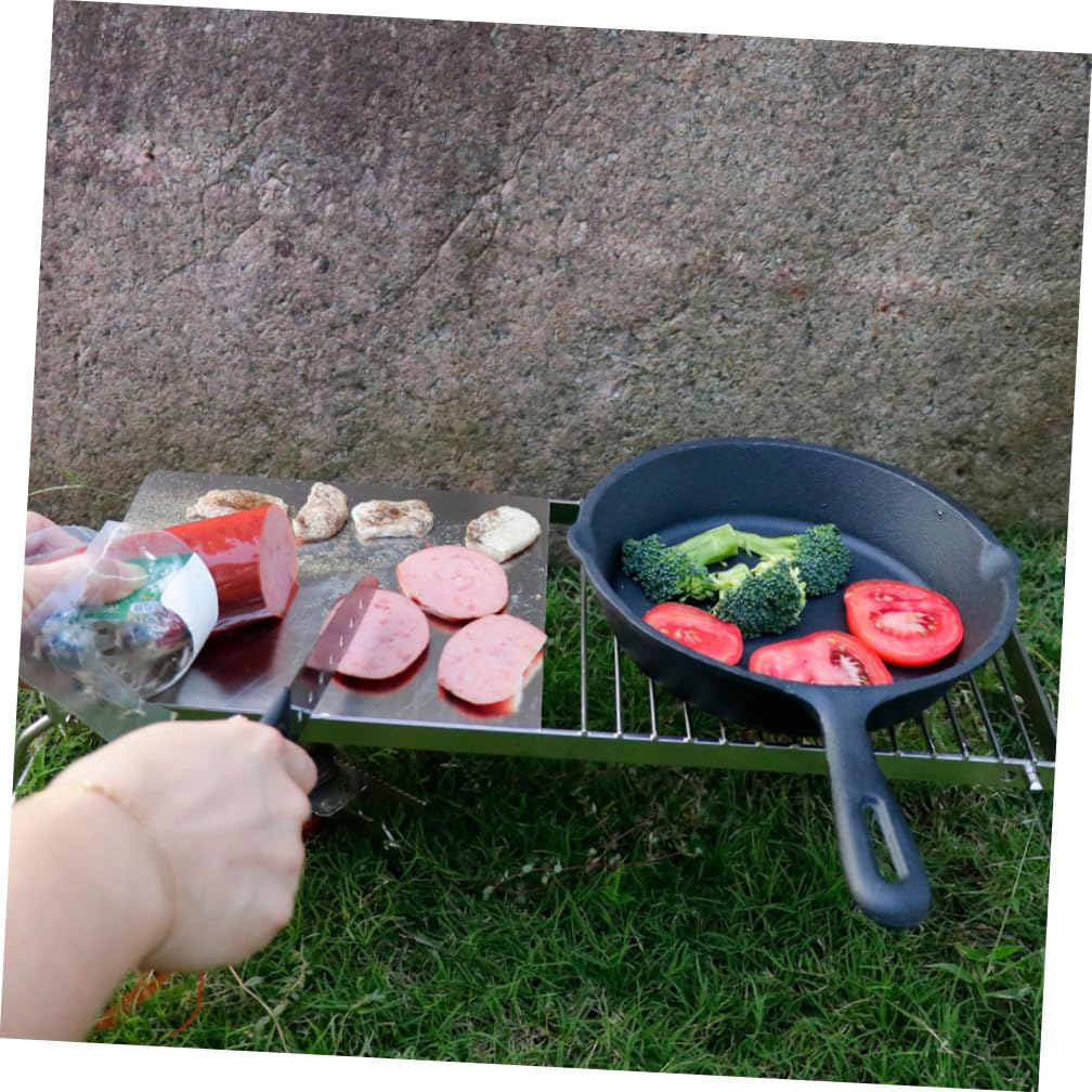Toyvian Plancha Para Barbacoa Parrilla Portátil Estufa De Barbacoa Acero Inoxidable