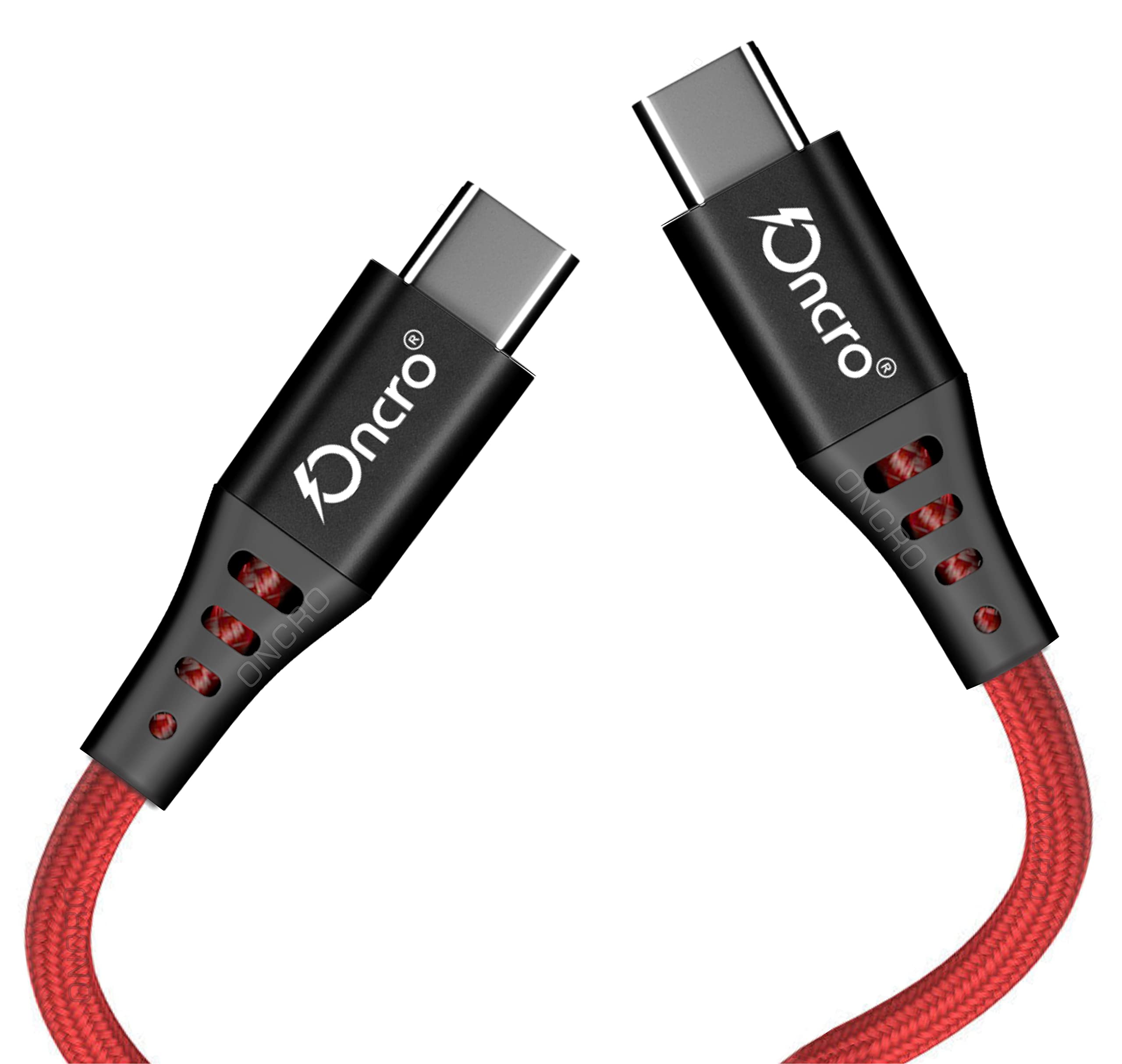 ONCRO® USB C to USB C Male Nylon Braided warp Dash vooc fast charging cable Type c to Type c cable for oppo/oneplus 10 nord 9 9r 8 8t, (1M RED) (B0BF4TN2KY) Amazon Price History, Amazon Price Tracker