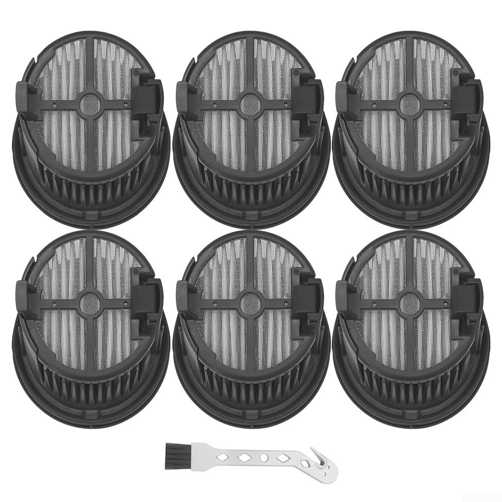 7Pack Filter Replacement Kit For H14 / H14 Pro H14 Dual Wet and Dry Vacuum Cleaner, 6 Filters With 1 Cleaning Brush