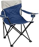 Amazon product image of Coleman Big-N-Tall Camping Chair with Cup Holder & Side Pocket, Water-Resistant XL Outdoor Seat Supports up to 600 lbs, Great for Camping, Tailgating, Firepits, Patio, & More