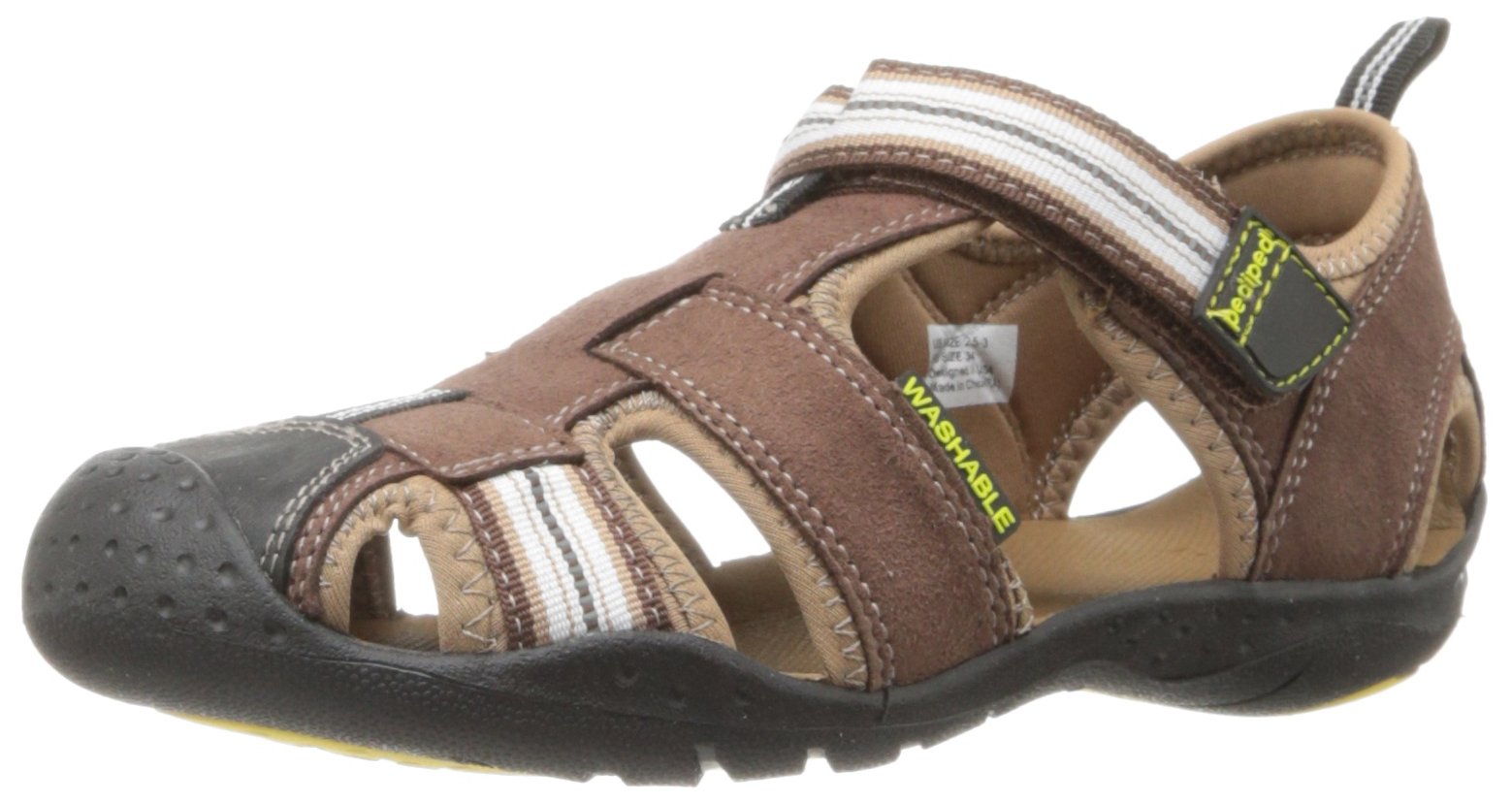pediped Flex Sahara Sandal (Toddler/Little Kid),Brown,27 EU (10-10.5 M US Little Kid)