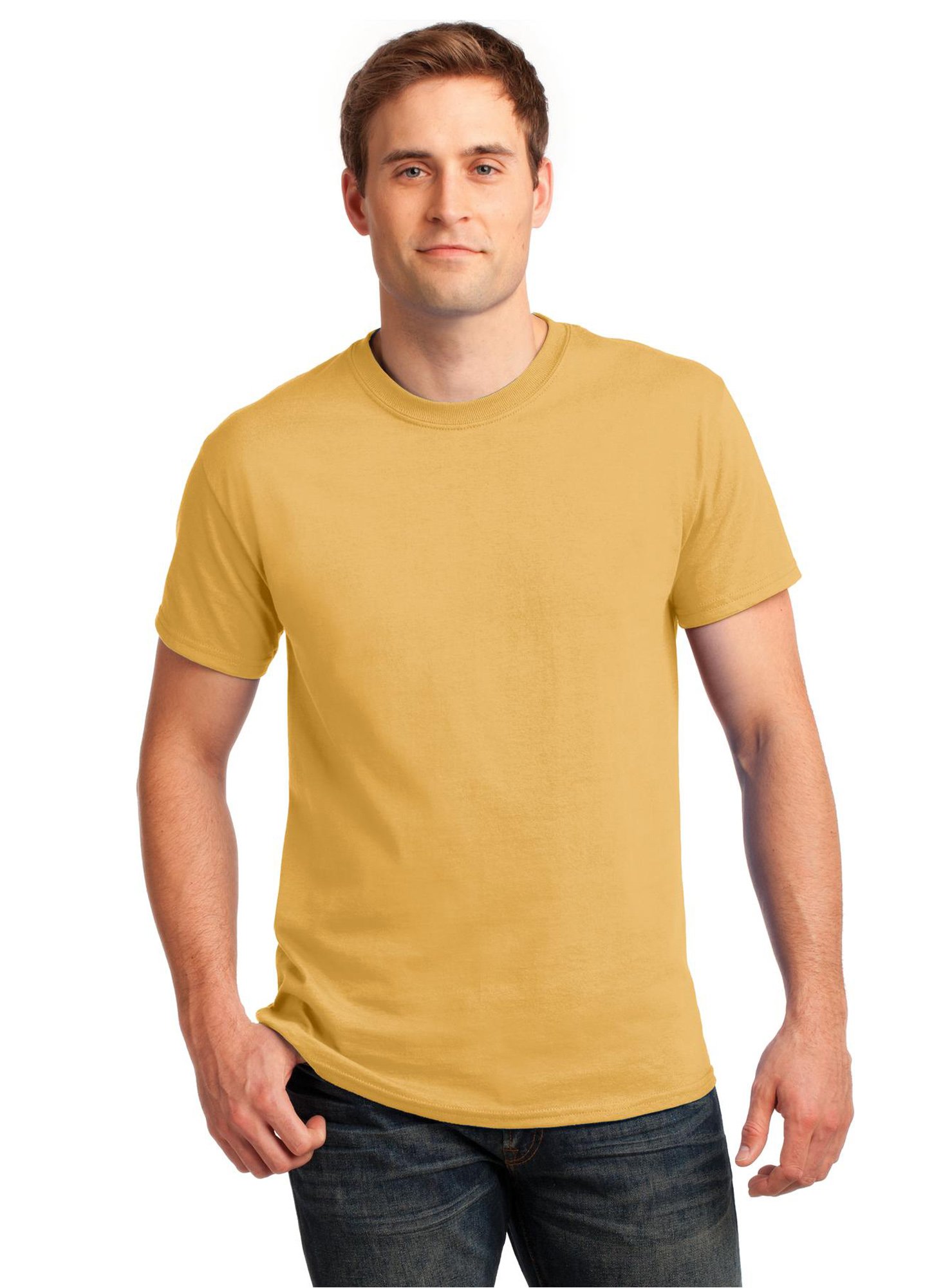 2000 Ultra Cotton T-Shirt, Size: X-Large, Color: Honey