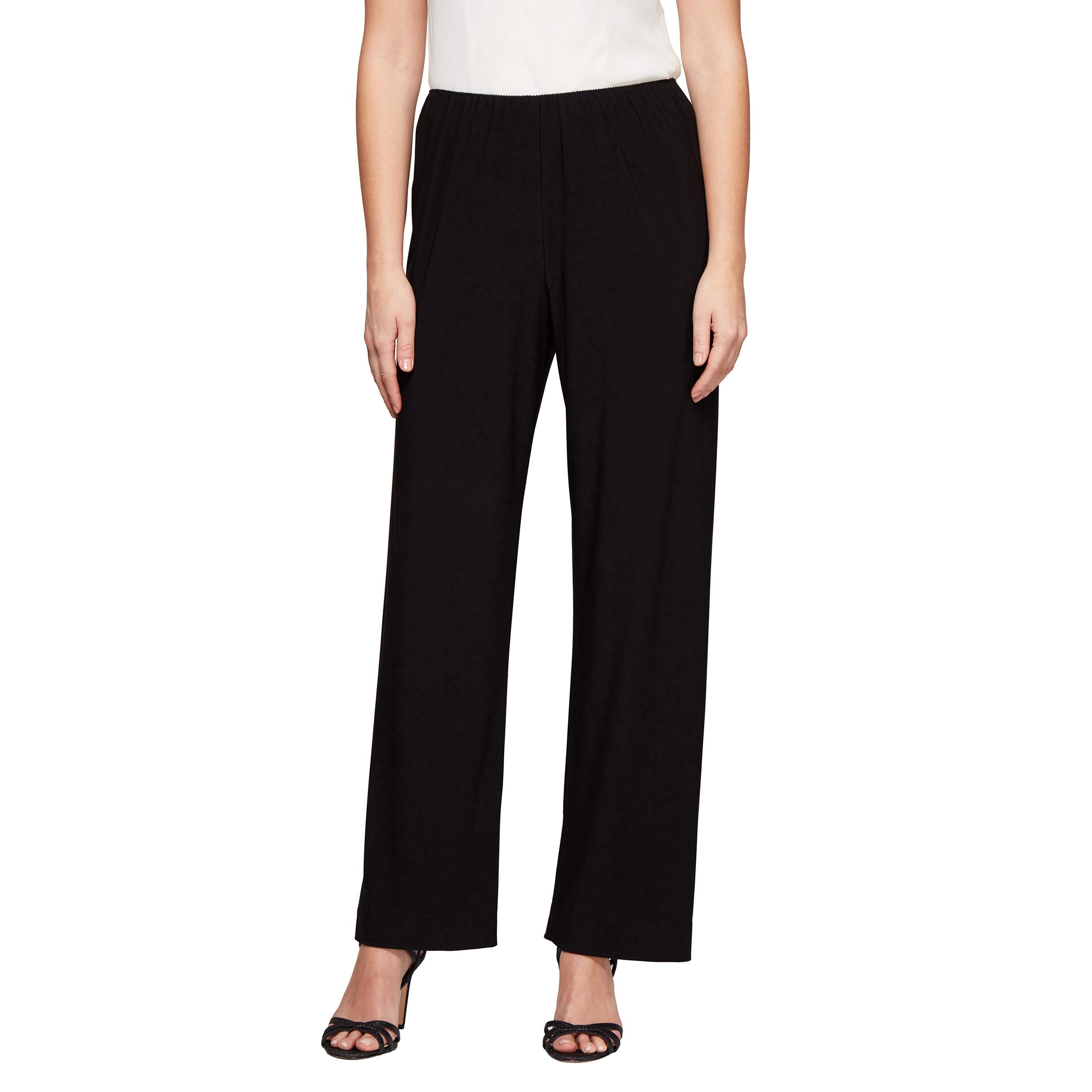 Alex Evenings Womens Plus Size Straight Leg Dress Pant Plus Petite Sizes Dress Pants