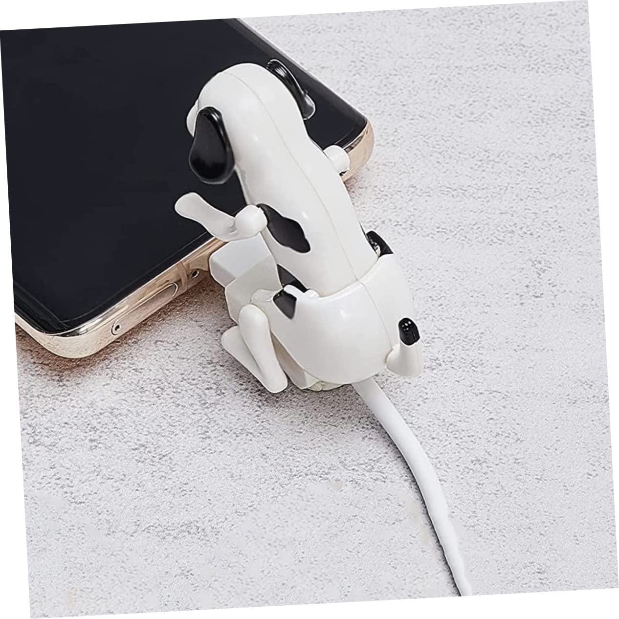 jojofuny 5pezzi Cavo Di Ricarica Usb Creativo Forma Di Cane Cavo Di Ricarica Tipo-c Resistente Design Divertente Compatibile Con Smartphone e Dispositivi Mobili Facile Da Trasportare e