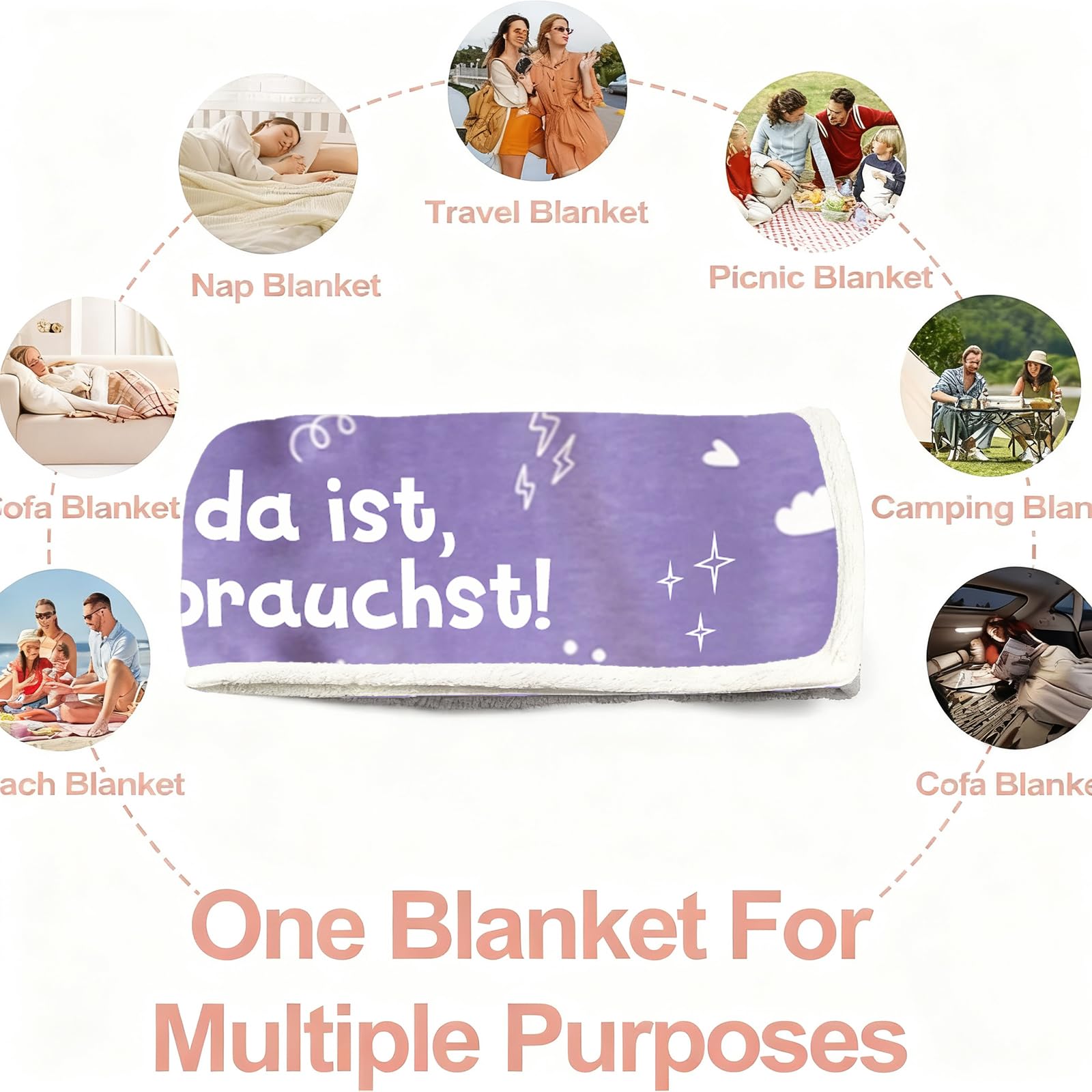 Geschenk für Frauen, Umarmung Decke mit ärmeln Geburtstagsgeschenk für Frauen, Beste Freundin Geschenke, Geschenk für Beste Freundin Schwester Mama Oma zum Weihnachten Geburtstag